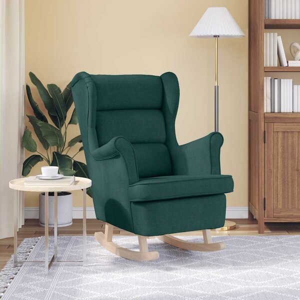 VidaXL Houpací křeslo 74 x 90 x 102 cm textil [4016924] Barva: světle šedá