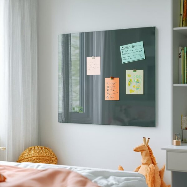 Šedá antracitová skleněná magnetická tabule Smatab® - 40 × 60 cm