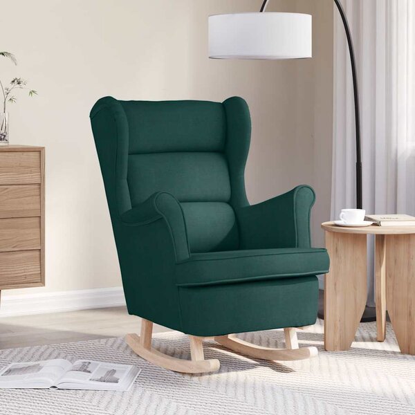 VidaXL Houpací křeslo 74 x 90 x 102 cm textil [4016924] Barva: světle šedá