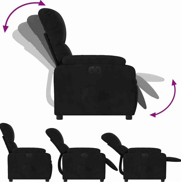 VidaXL Elektrické polohovací křeslo tkanina z mikrovlákna [3204916] Barva: taupe