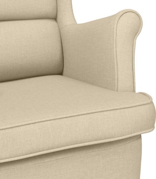 VidaXL Křeslo 74 x 84 x 100 cm textil [4016905] Barva: světle šedá