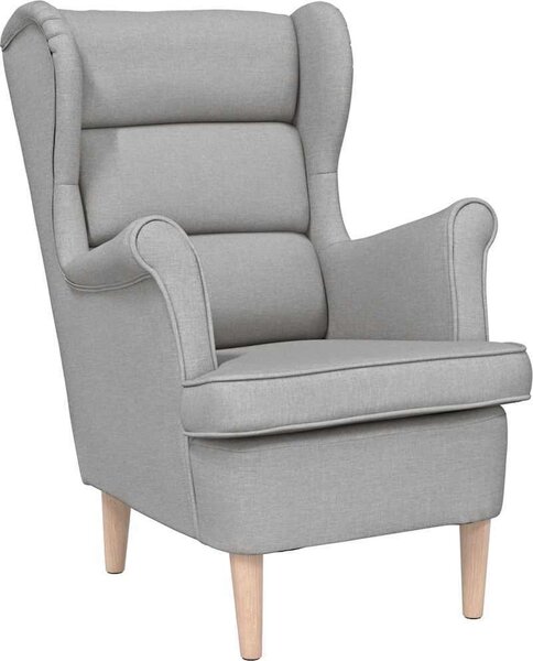 VidaXL Křeslo 74 x 84 x 100 cm textil [4016905] Barva: světle šedá