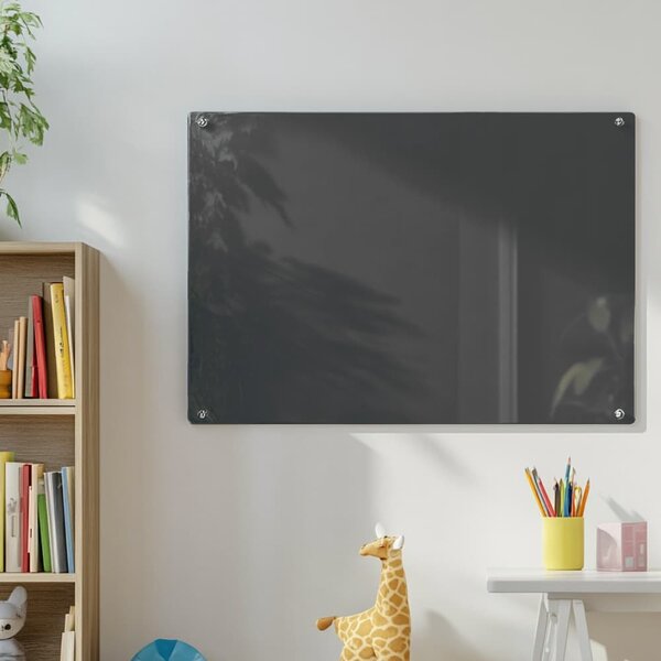 Šedá antracitová skleněná magnetická tabule Smatab® - 40 × 60 cm