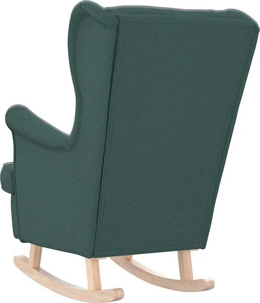 VidaXL Houpací křeslo 74 x 90 x 102 cm textil [4016924] Barva: světle šedá