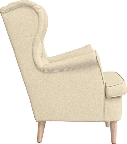 VidaXL Křeslo 74 x 84 x 100 cm textil [4016905] Barva: světle šedá