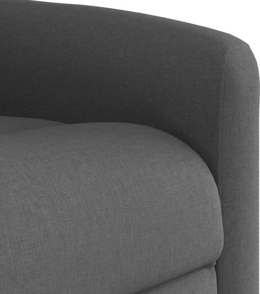 VidaXL Masážní polohovací křeslo textil [4015587] Barva: Hnědá