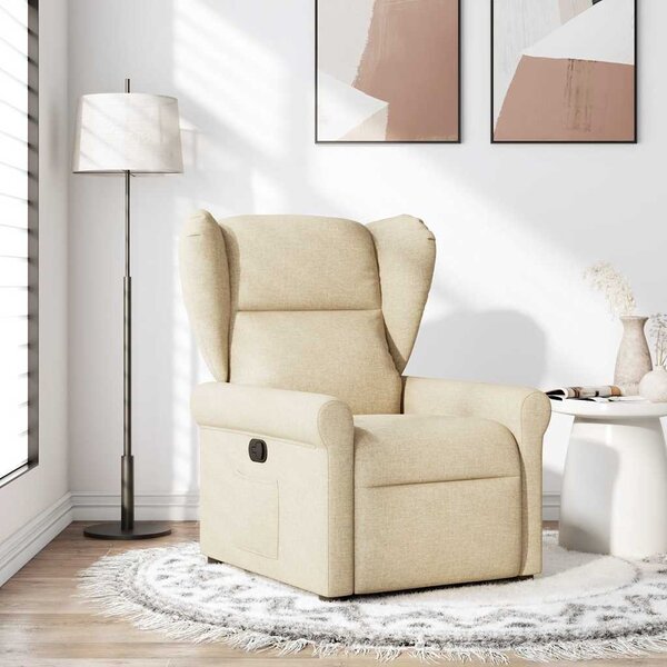 VidaXL Polohovací křeslo textil [4015658] Barva: Hnědá