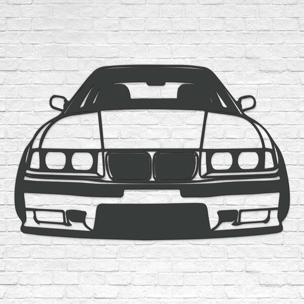 DUBLEZ | Dřevěný obraz na zeď - BMW E36 | Obraz
