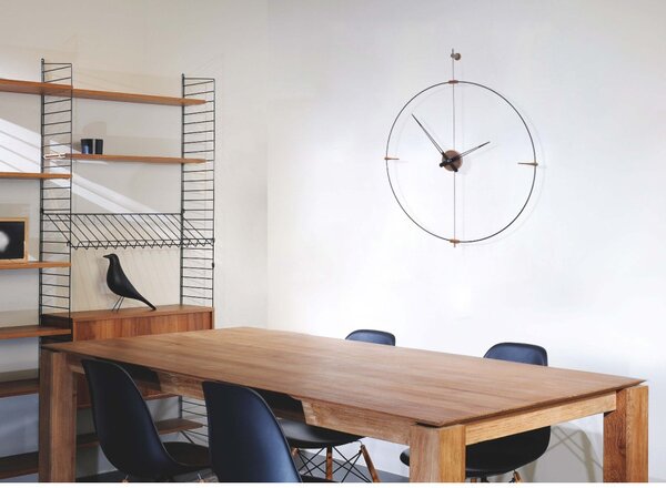 Designové nástěnné hodiny Nomon Bilbao Graphite Small 92cm