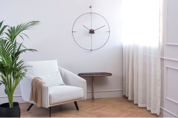 Designové nástěnné hodiny Nomon Bilbao Graphite Small 92cm