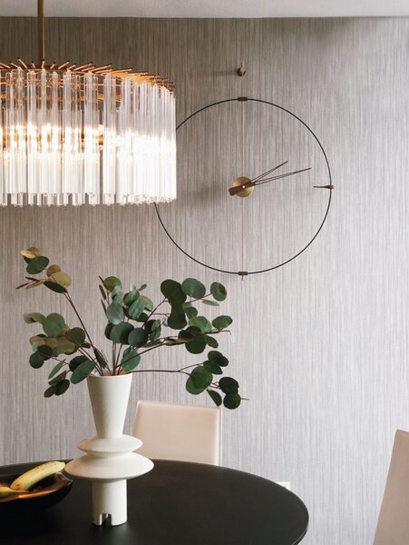 Designové nástěnné hodiny Nomon Bilbao Brass Small 92cm