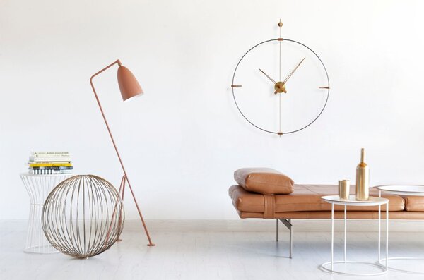 Designové nástěnné hodiny Nomon Bilbao Brass Small 92cm