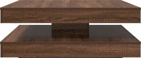 VidaXL Konferenční stolek otočný o 360º 90x90x34,5 cm [3321357] Barva: Staré dřevo