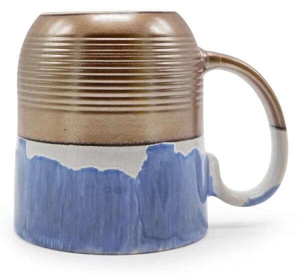 Hrnek Copper, 450 ml, Cha Cult, kamenina, modro-měděná reaktivní glazura