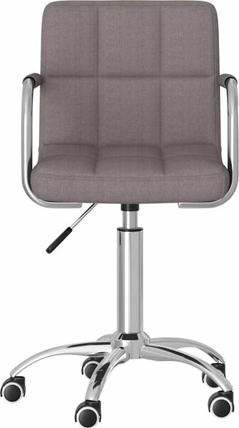 VidaXL Otočná kancelářská židle textil [334674] Barva: taupe