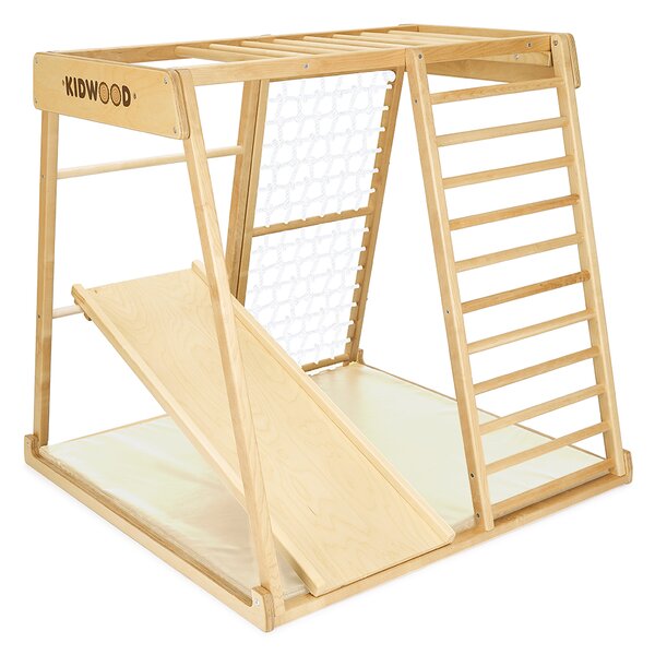 Kidwood Dětské domácí dřevěné hřiště a prolézačka Sailor White