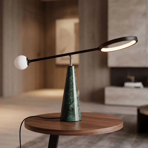 Angel Cerdá Zeleno-černá stolní LED lampa No. 8093