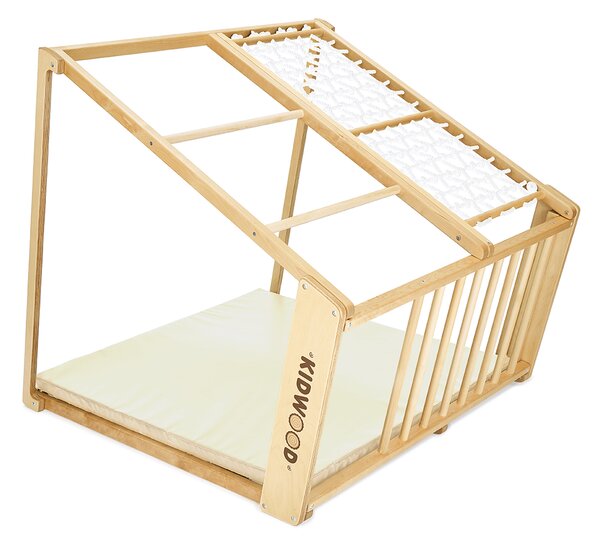 Kidwood Dětské domácí dřevěné hřiště a prolézačka Sailor White