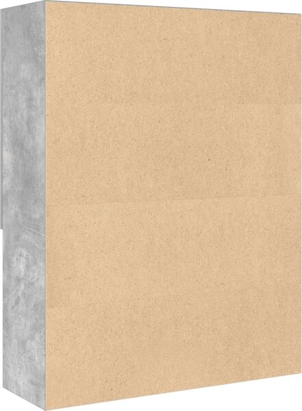 VidaXL Skříňka nad pračku betonově šedá 70,5 x 25,5 x 90 cm [856636]