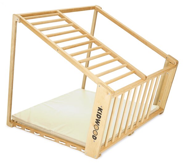 Kidwood Dětské domácí dřevěné hřiště a prolézačka Sailor White