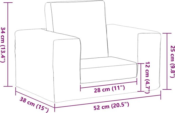 VidaXL Dětská rozkládací pohovka měkký plyš [4104786] Barva: antracitová