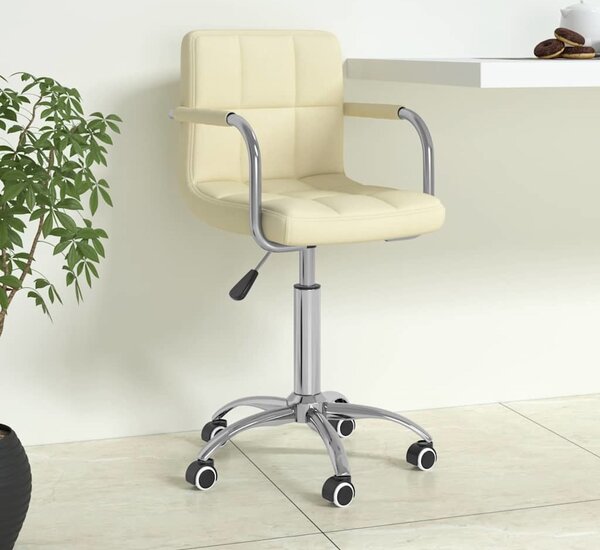 VidaXL Otočná kancelářská židle textil [334674] Barva: taupe