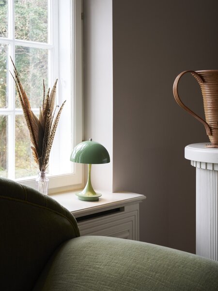 Přenosná lampa Panthella 160 V3 Opaque Moss Green