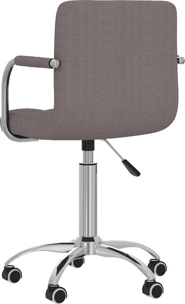 VidaXL Otočná kancelářská židle textil [334674] Barva: taupe