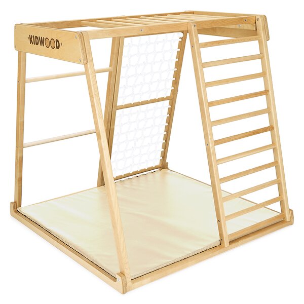 Kidwood Dětské domácí dřevěné hřiště a prolézačka Sailor White