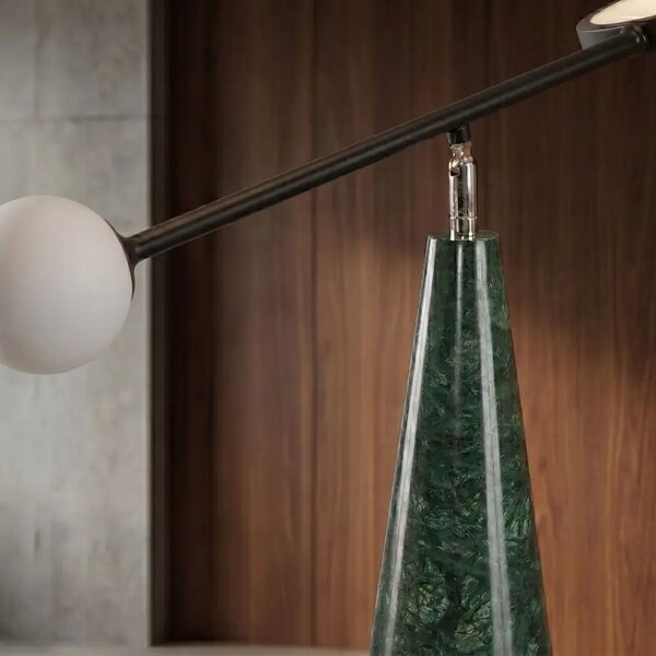 Angel Cerdá Zeleno-černá stolní LED lampa No. 8093