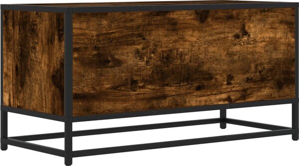 VidaXL TV skříňka 80 x 34,5 x 40 cm kompozitní dřevo a kov [848812] Barva: Černá