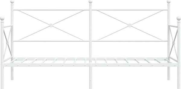 VidaXL Válenda bez matrace 90x200 cm ocel [4104668] Barva: Černá