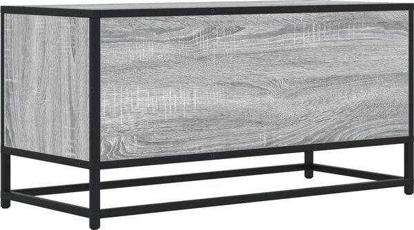 VidaXL TV skříňka 80 x 34,5 x 40 cm kompozitní dřevo a kov [848812] Barva: Černá