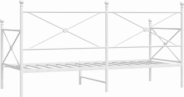 VidaXL Válenda bez matrace 90x200 cm ocel [4104668] Barva: Černá