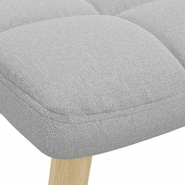 VidaXL Houpací křeslo s podnožkou textil [4016802] Barva: Modrá