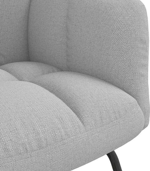 VidaXL Houpací křeslo textil [4016788] Barva: Obláčkově šedá