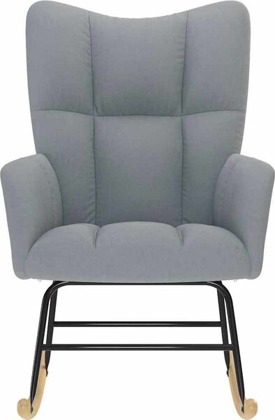 VidaXL Houpací křeslo textil [4016788] Barva: Obláčkově šedá