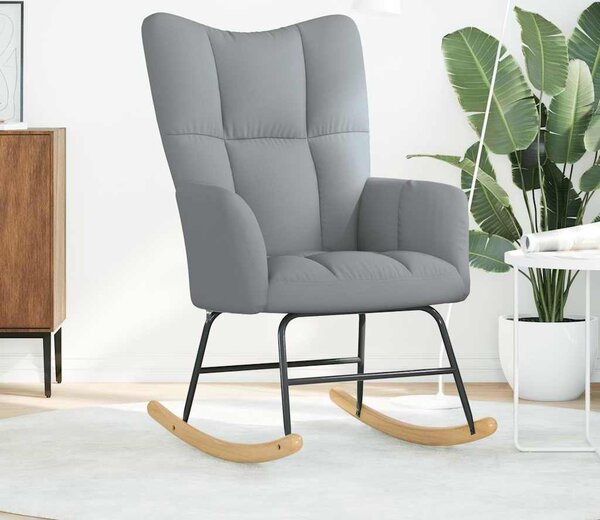 VidaXL Houpací křeslo textil [4016788] Barva: Obláčkově šedá