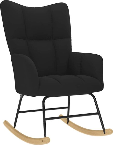 VidaXL Houpací křeslo s podnožkou textil [4016802] Barva: Modrá