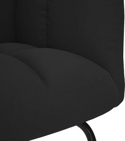 VidaXL Houpací křeslo s podnožkou textil [4016802] Barva: Modrá
