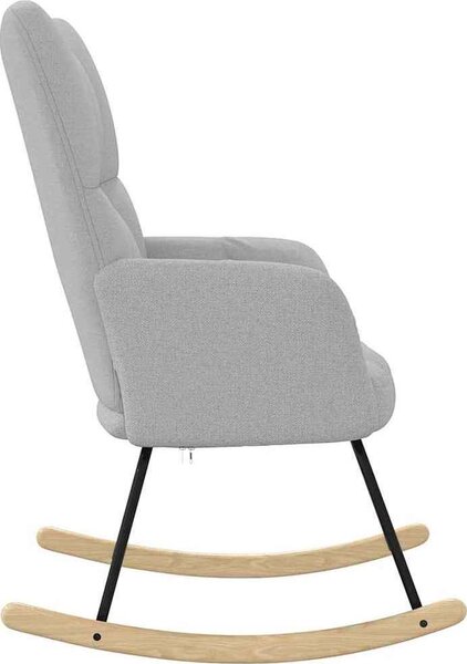 VidaXL Houpací křeslo textil [4016788] Barva: Obláčkově šedá