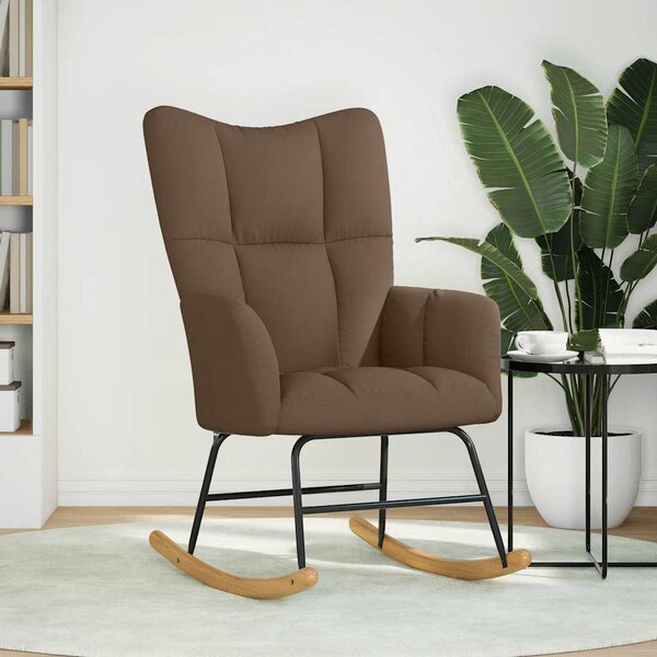 VidaXL Houpací křeslo textil [4016788] Barva: Obláčkově šedá