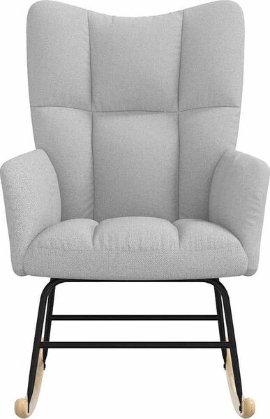 VidaXL Houpací křeslo textil [4016788] Barva: Obláčkově šedá