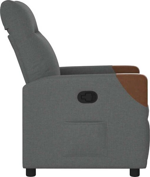 VidaXL Polohovací křeslo textil [4104812] Barva: Hnědá