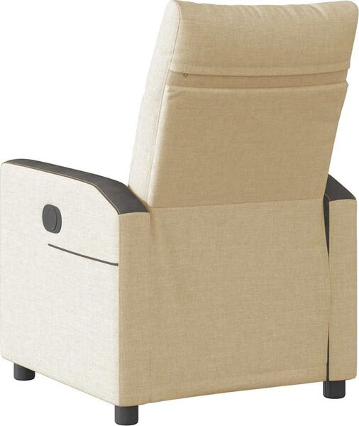 VidaXL Polohovací křeslo textil [4104830] Barva: Hnědá