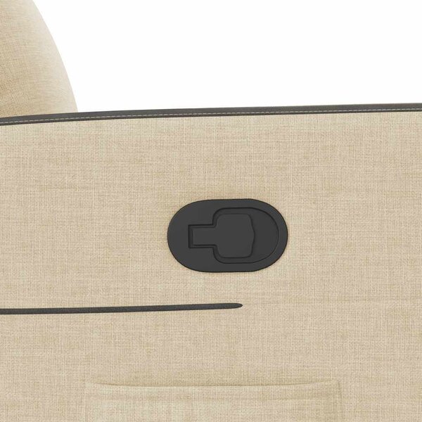 VidaXL Polohovací křeslo textil [4104830] Barva: Hnědá