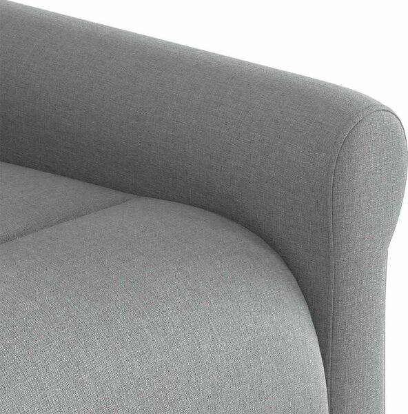 VidaXL Polohovací křeslo textil [4015638] Barva: Černá