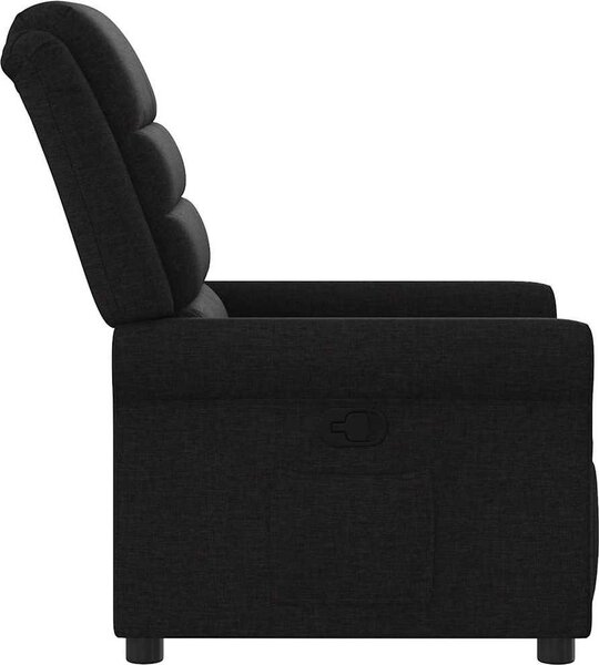 VidaXL Polohovací křeslo textil [4015638] Barva: Černá
