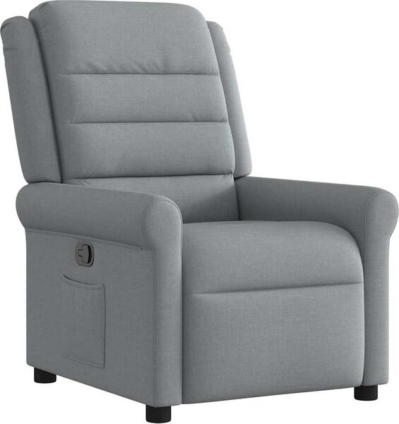 VidaXL Polohovací křeslo textil [4015638] Barva: Černá