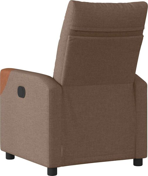 VidaXL Polohovací křeslo textil [4104812] Barva: Hnědá